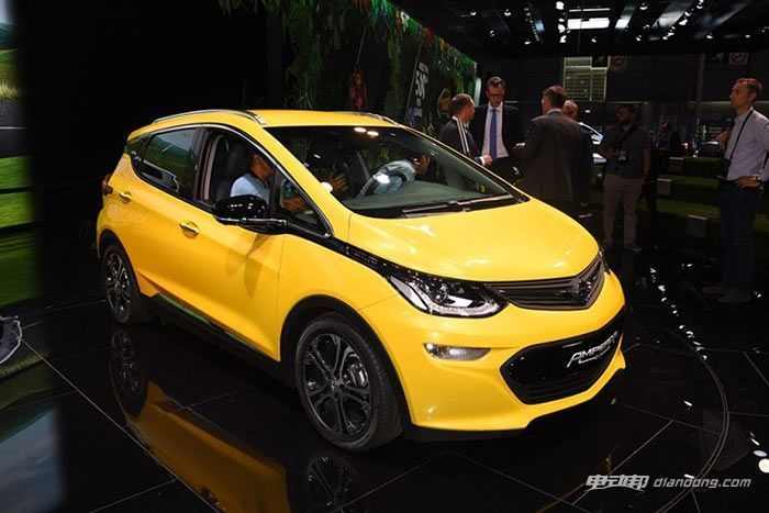 2016巴黎车展：欧宝发布Ampera-e电动车