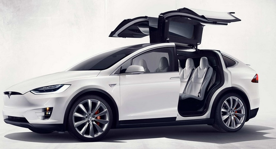 纯电动汽车排行榜第二名特斯拉Model X