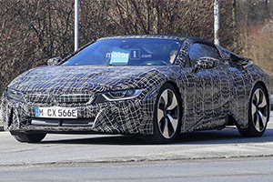 宝马i8 Spyder量产版谍照 或2018年上市