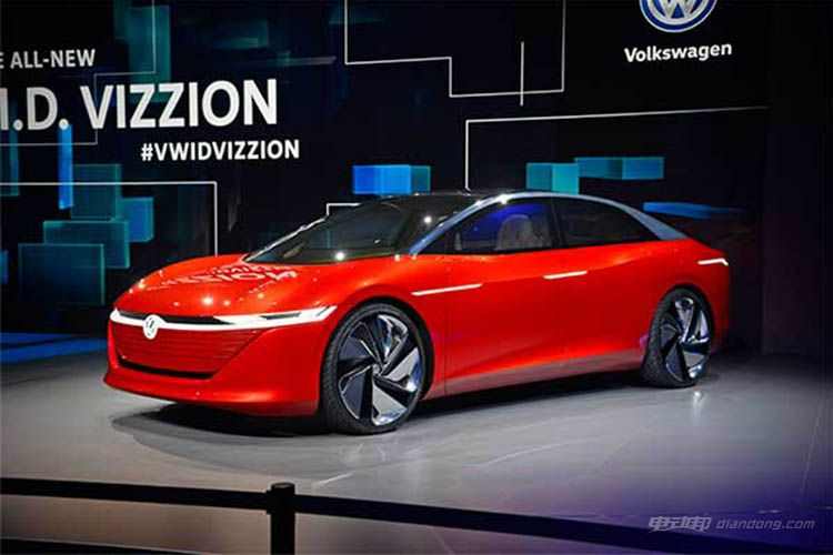 大众I.D家族新旗舰I.D. VIZZION发布 人工智能“分三步”