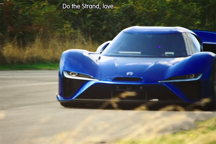 蔚来EP9现身汽车节目《The Grand Tour》,汽车评测最高殿堂