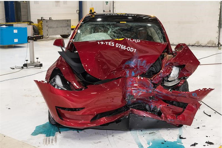 特斯拉Model 3在E-NCAP撞出了5星评级 安全辅助更是撞出了历史最高分