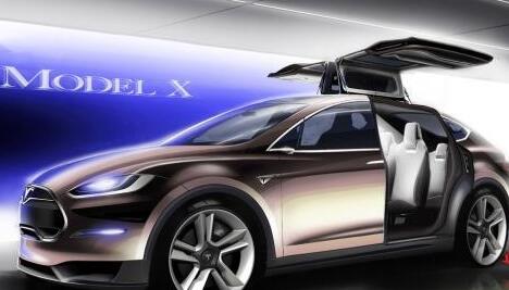 特斯拉model x:外观