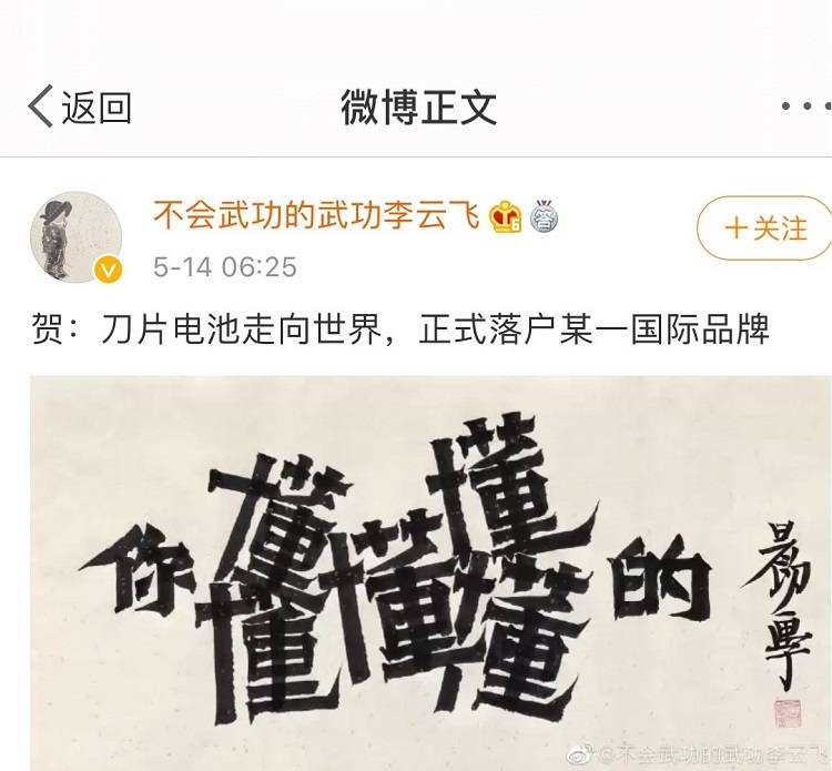 比亚迪与福特将在电池领域展开合作