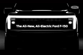 福特发布纯电版F-150预告图  有望于2022年发布