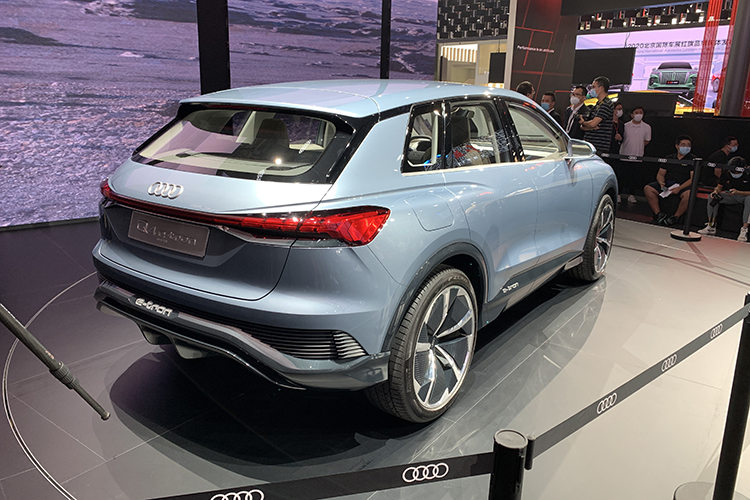 北京车展亚洲首发丨奥迪q4 e-tron