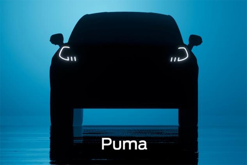 福特PUMA EV假想图曝光，定位小型SUV，整体造型潮酷味十足