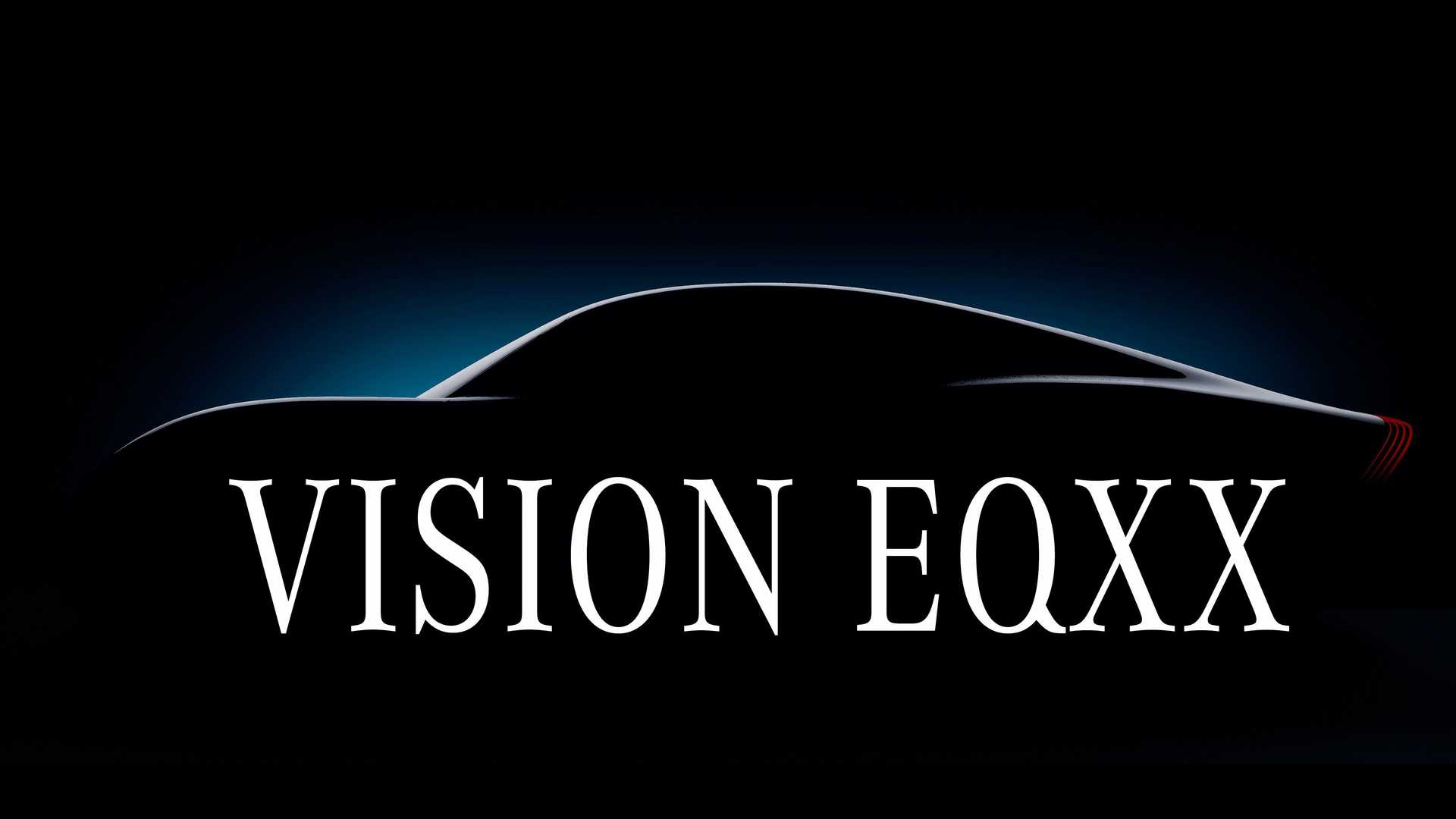 奔驰Vision EQXX概念车曝光 将于2022年1月首次亮相