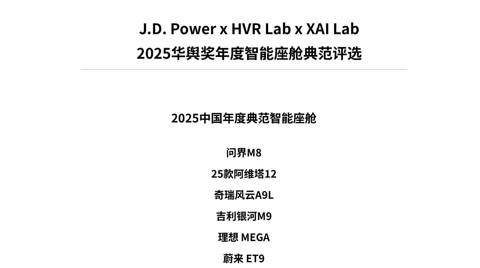 J.D. Power 2025中国智能座舱研究：智能体验转向实用主义，AI可信度与场景能力成为新赛点