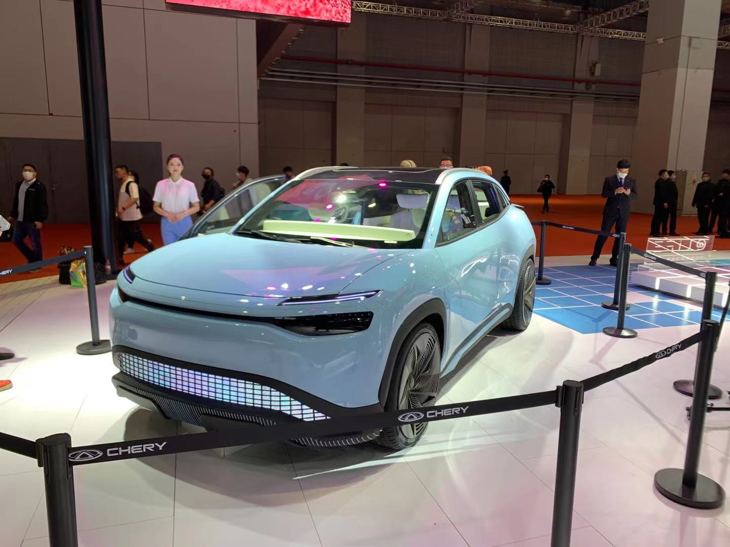 奇瑞新能源黑科技蚂蚁概念车亮相车展