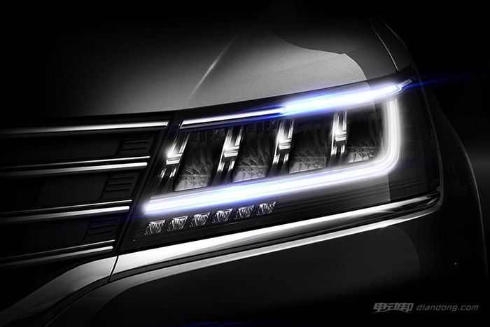 荣威互联网SUV预告图 矩阵式全LED大灯抢眼