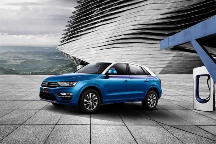 众泰SR7纯电动版本官图公布 续航将超200公里