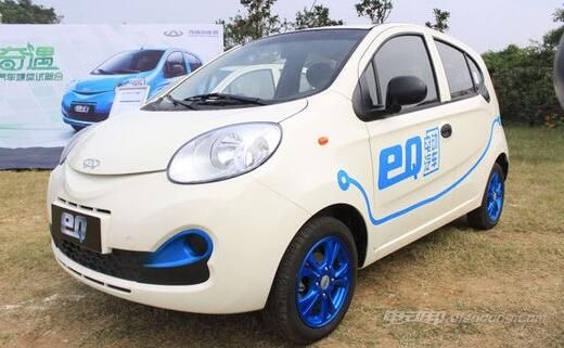 奇瑞eq微型電動車,純電行駛里程200公里(最高時速120公里),16.