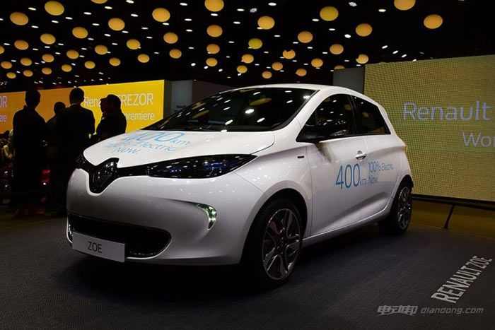 2016巴黎车展：雷诺发布400续航版ZOE车型
