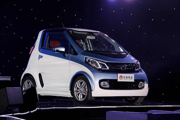 众泰E200北京上市 补贴后售价5.98万元