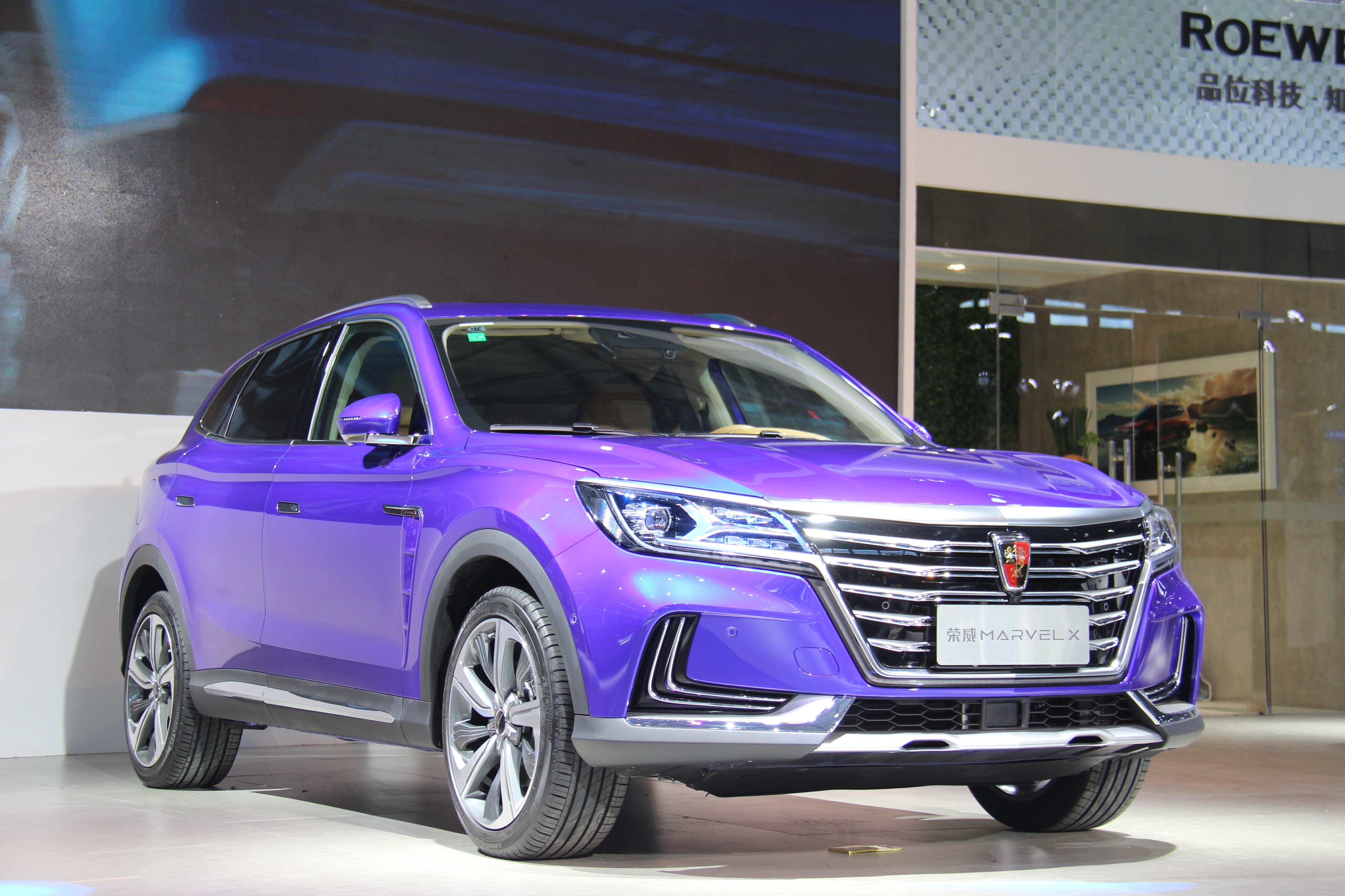 纯电智能suv,荣威marvel x 正式亮相上海
