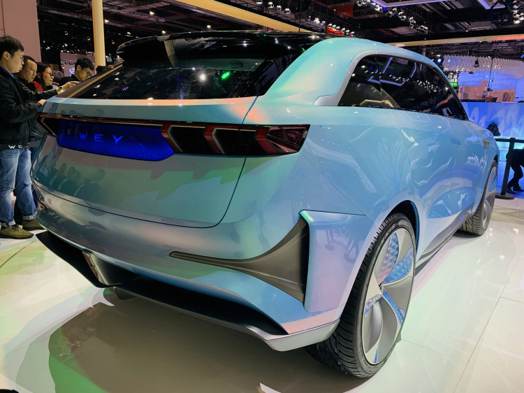 2019上海车展长城高端品牌wey推出全新概念车weyx