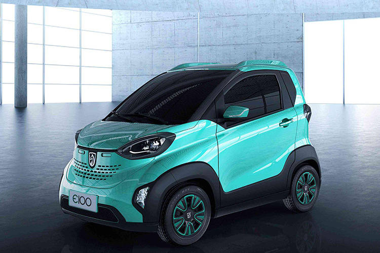 沿用五菱宏光生产线上汽通用五菱重庆工厂生产宝骏e100