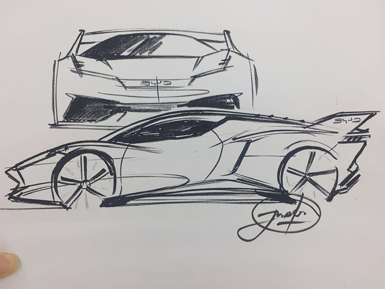 参观比亚迪全球设计中心——小编是怎么拿到比亚迪全球总监的签名手稿