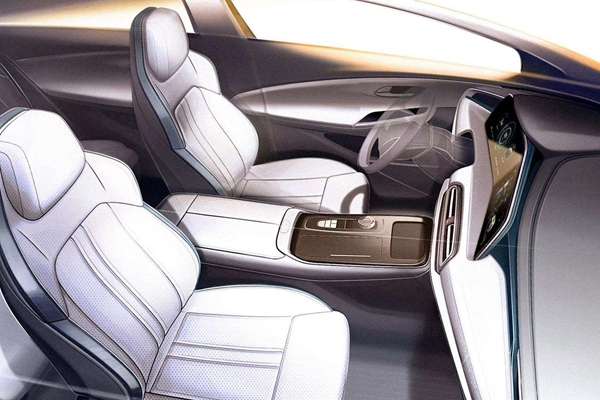 极简主义 用曲面屏 广汽新能源Aion LX内饰设计图曝光