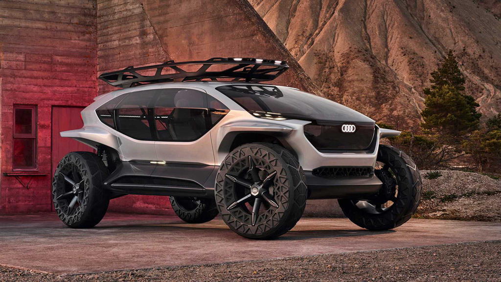 预示品牌走向wltp续航500km奥迪发布纯电越野概念车