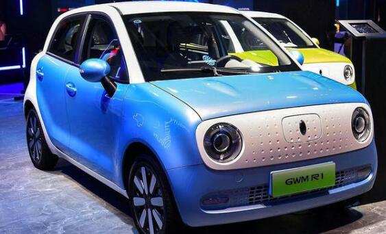 长城新能源车亮相车展图