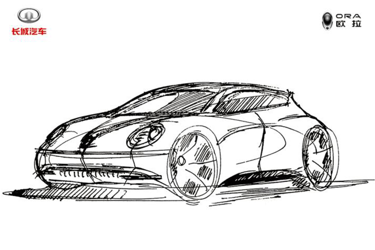 欧拉新车设计手稿曝光 成都车展亮相