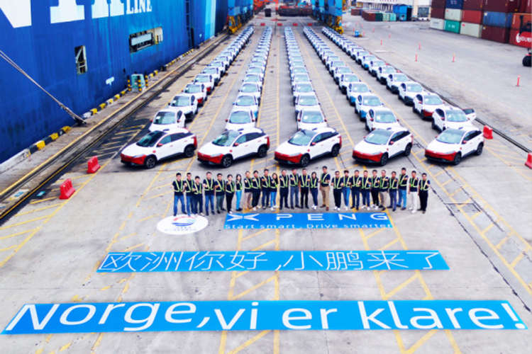 走出国门 远销海外！小鹏汽车首批出口车正式发运