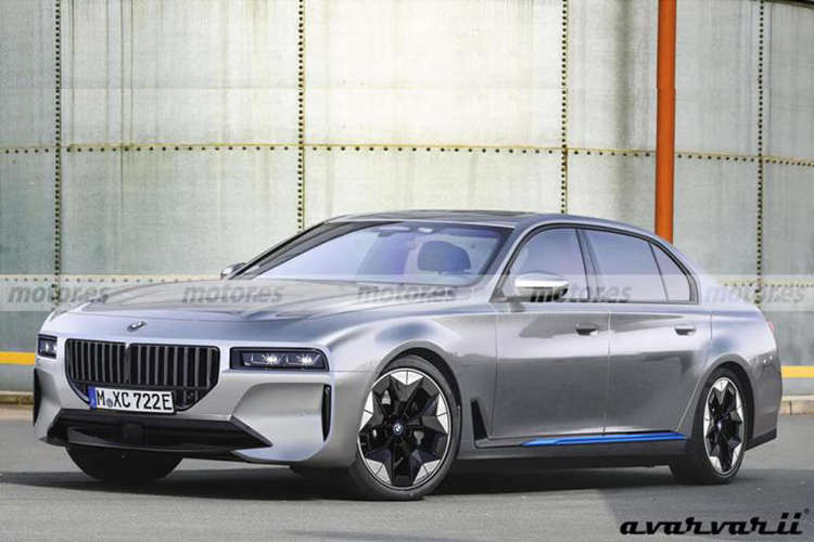 续航或超700公里！有望于2023年发布 宝马i7渲染图曝光